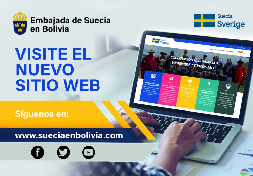 La Embajada de Suecia en Bolivia lanza su nueva plataforma de información para los bolivianos