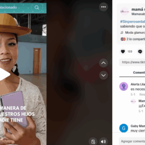 Cuenta Mama Sabe difundiendo contenido de la Campaña Sin Peros en la lengua